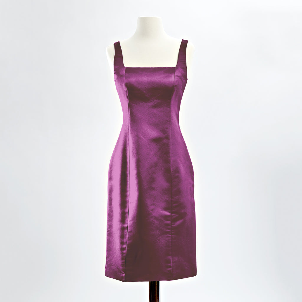 Iris Dress in Plum – Bespoke Southerly