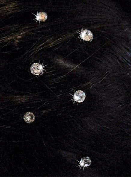 Crystal Spiral Hairpins