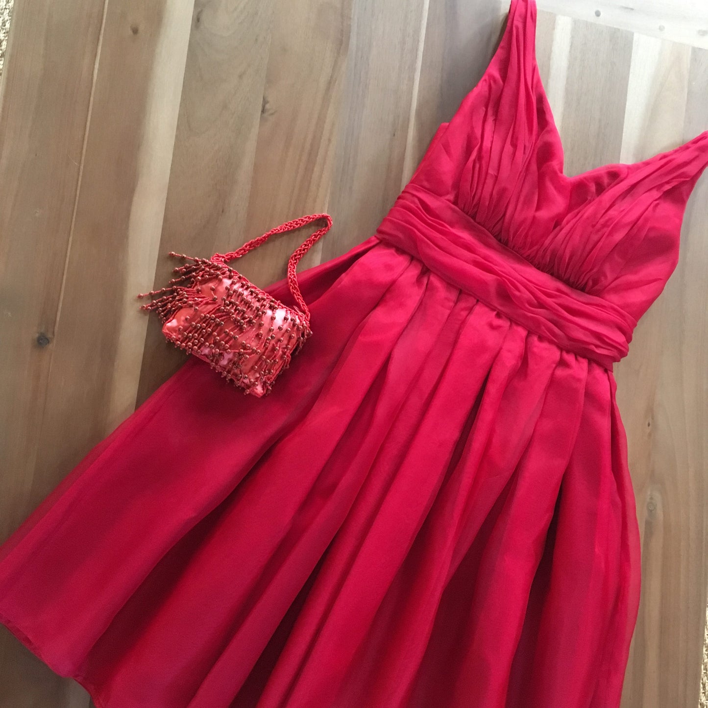 Magnolia Dress in Red